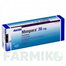 МИМПАРА (MIMPARA) 30 мг таблетки 28 шт - Цинакальцет AMGEN