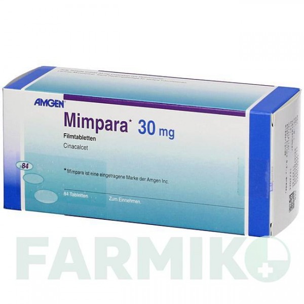 МІМПАРА (MIMPARA) 30 мг таблетки 28 шт - Цинакальцет KOHLPHARMA