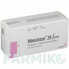 МИНИЗИСТОН (MINISISTON) 20 таблетки 6x21 шт - Левоноргестрел, Этинилэстрадиол JENAPHARM