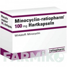 МИНОЦИКЛИН (MINOCYCLIN) 100 мг капсулы 20 шт - Миноциклин RATIOPHARM
