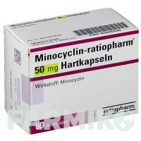 МІНОЦИКЛІН (MINOCYCLIN) 50 мг капсули 50 шт - Міноциклін RATIOPHARM