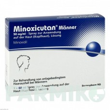МИНОКСИКУТАН (MINOXICUTAN) 50 мг/мл раствор 3x60 мл - Миноксидил DERMAPHARM