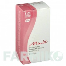 МИНУЛЕТ (MINULET) таблетки 6x21 шт - Гестоден, Этинилэстрадиол KOHLPHARMA
