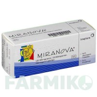 МІРАНОВА (MIRANOVA) таблетки 6x21 шт - Левоноргестрел, Етинілестрадіол JENAPHARM
