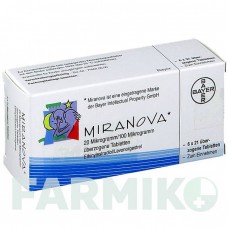 МИРАНОВА (MIRANOVA) таблетки 6x21 шт - Левоноргестрел, Этинилэстрадиол KOHLPHARMA