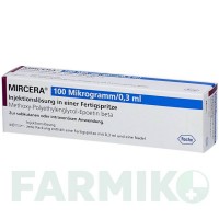 МИРЦЕРА (MIRCERA) 100 мкг/0,3 мл раствор 1 шт - Метокси-полиэтиленгликоль-эпоэтин бета 1 0 1 CAREFARM