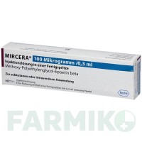 МИРЦЕРА (MIRCERA) 100 мкг/0,3 мл шприци 1 шт - Метокси-поліетиленгліколь-епоетин бета ABACUS MEDICINE