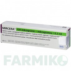 МИРЦЕРА (MIRCERA) 120 мкг/0,3 мл шприци 1 шт - Метокси-полиэтиленгликоль-эпоэтин бета HAEMATO PHARM