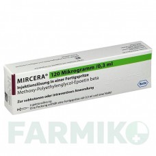 МИРЦЕРА (MIRCERA) 120 мкг/0,3 мл шприци 1 шт - Метокси-полиэтиленгликоль-эпоэтин бета ORIGINALIS