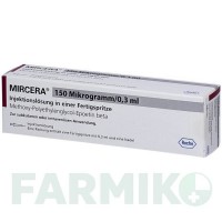МИРЦЕРА (MIRCERA) 150 мкг/0,3 мл раствор 1 шт - Метокси-полиэтиленгликоль-эпоэтин бета 1 0 1 CAREFARM