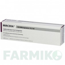 МИРЦЕРА (MIRCERA) 150 мкг/0,3 мл шприци 1 шт - Метокси-полиэтиленгликоль-эпоэтин бета AXICORP PHARMA