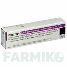 МИРЦЕРА (MIRCERA) 200 мкг/0,3 мл шприци 1 шт - Метокси-полиэтиленгликоль-эпоэтин бета CC PHARMA