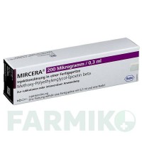 МИРЦЕРА (MIRCERA) 200 мкг/0,3 мл розчин 1 шт - Метокси-поліетиленгліколь-епоетин бета ROCHE