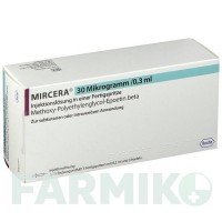МИРЦЕРА (MIRCERA) 30 мкг/0,3 мл шприци 3 шт - Метокси-поліетиленгліколь-епоетин бета ABACUS MEDICINE