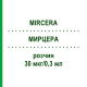 МИРЦЕРА (MIRCERA) 30 мкг/0,3 мл раствор 1 шт - Метокси-полиэтиленгликоль-эпоэтин бета EURIMPHARM