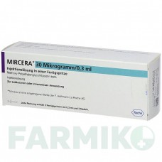 МИРЦЕРА (MIRCERA) 30 мкг/0,3 мл раствор 1 шт - Метокси-полиэтиленгликоль-эпоэтин бета KOHLPHARMA