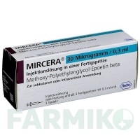 МИРЦЕРА (MIRCERA) 30 мкг/0,3 мл раствор 1 шт - Метокси-полиэтиленгликоль-эпоэтин бета ROCHE