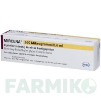 МИРЦЕРА (MIRCERA) 360 мкг/0,6 мл розчин 1 шт - Метокси-поліетиленгліколь-епоетин бета ORIFARM