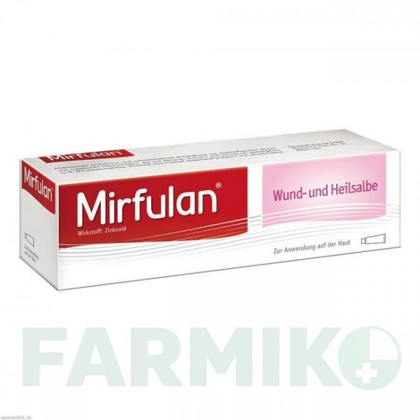 МИРФУЛАН (MIRFULAN) мазь 50 г - Цинка оксид RECORDATI