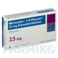 МИРТАЗАПИН (MIRTAZAPIN) 15 мг таблетки 6 шт - Миртазапин 1 A PHARMA