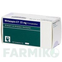 МІРТАЗАПІН (MIRTAZAPIN) 15 мг таблетки 100 шт - Міртазапін ABZ PHARMA
