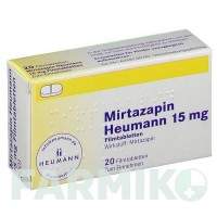 МИРТАЗАПИН (MIRTAZAPIN) 15 мг таблетки 20 шт - Миртазапин HEUMANN PHARMA