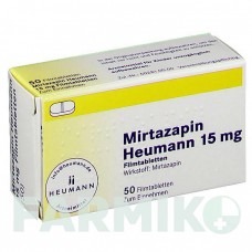 МІРТАЗАПІН (MIRTAZAPIN) 15 мг таблетки 50 шт - Міртазапін HEUMANN PHARMA