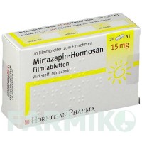 МІРТАЗАПІН (MIRTAZAPIN) 15 мг таблетки 20 шт - Міртазапін HORMOSAN PHARMA