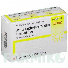 МІРТАЗАПІН (MIRTAZAPIN) 15 мг таблетки 50 шт - Міртазапін HORMOSAN PHARMA
