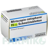 МІРТАЗАПІН (MIRTAZAPIN) 15 мг таблетки 48 шт - Міртазапін RATIOPHARM