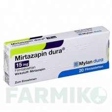 МИРТАЗАПИН (MIRTAZAPIN) 15 мг таблетки 20 шт - Миртазапин VIATRIS