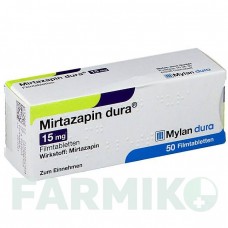 МИРТАЗАПИН (MIRTAZAPIN) 15 мг таблетки 50 шт - Миртазапин VIATRIS