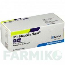 МИРТАЗАПИН (MIRTAZAPIN) 15 мг таблетки 100 шт - Миртазапин VIATRIS