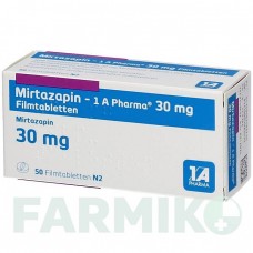 МИРТАЗАПИН (MIRTAZAPIN) 30 мг таблетки 50 шт - Миртазапин 1 A PHARMA