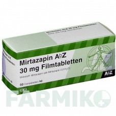 МИРТАЗАПИН (MIRTAZAPIN) 30 мг таблетки 50 шт - Миртазапин ABZ PHARMA