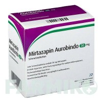 МІРТАЗАПІН (MIRTAZAPIN) 30 мг таблетки 18 шт - Міртазапін PUREN PHARMA