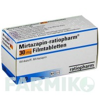 МИРТАЗАПИН (MIRTAZAPIN) 30 мг таблетки 100 шт - Миртазапин RATIOPHARM