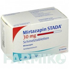 МІРТАЗАПІН (MIRTAZAPIN) 30 мг таблетки 48 шт - Міртазапін STADAPHARM