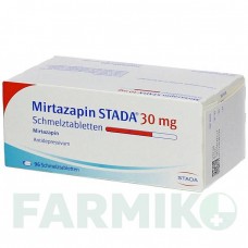 МІРТАЗАПІН (MIRTAZAPIN) 30 мг таблетки 96 шт - Міртазапін STADAPHARM