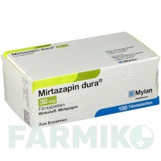 МІРТАЗАПІН (MIRTAZAPIN) 30 мг таблетки 20 шт - Міртазапін VIATRIS