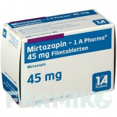 МИРТАЗАПИН (MIRTAZAPIN) 45 мг таблетки 100 шт - Миртазапин 1 A PHARMA