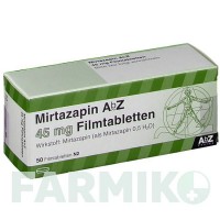 МИРТАЗАПИН (MIRTAZAPIN) 45 мг таблетки 50 шт - Миртазапин ABZ PHARMA