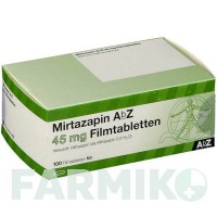 МИРТАЗАПИН (MIRTAZAPIN) 45 мг таблетки 100 шт - Миртазапин ABZ PHARMA
