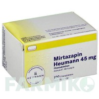МИРТАЗАПИН (MIRTAZAPIN) 45 мг таблетки 50 шт - Миртазапин HEUMANN PHARMA