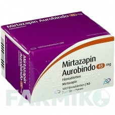 МІРТАЗАПІН (MIRTAZAPIN) 45 мг таблетки 20 шт - Міртазапін PUREN PHARMA