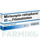 МІРТАЗАПІН (MIRTAZAPIN) 45 мг таблетки 20 шт - Міртазапін RATIOPHARM