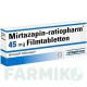 МІРТАЗАПІН (MIRTAZAPIN) 45 мг таблетки 100 шт - Міртазапін RATIOPHARM