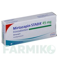 МИРТАЗАПИН (MIRTAZAPIN) 45 мг таблетки 20 шт - Миртазапин STADAPHARM