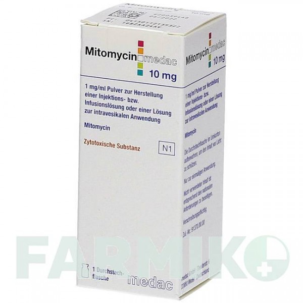 МИТОМИЦИН (MITOMYCIN) 10 мг порошок 1 шт - Митомицин MEDAC