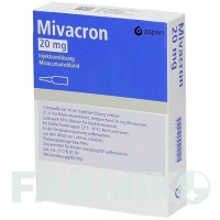 МИВАКРОН (MIVACRON) 20 мг раствор 5 шт - Мивакурия хлорид ASPEN